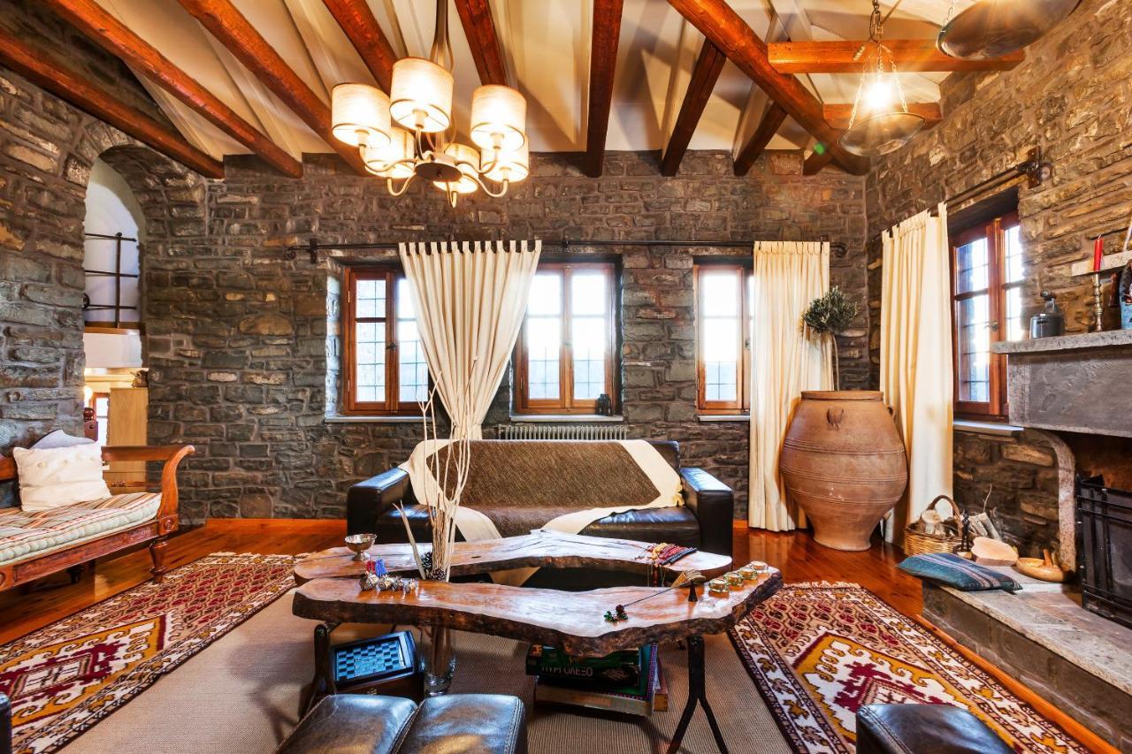 Heaven'S View Mansion - Zagori Stone Built Gem Villa Кипой Екстериор снимка