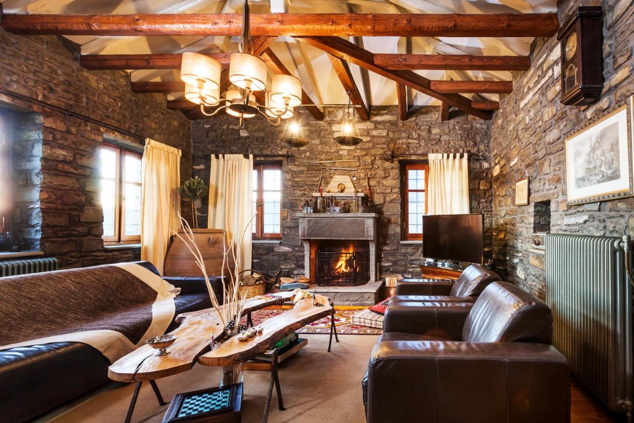 Heaven'S View Mansion - Zagori Stone Built Gem Villa Кипой Екстериор снимка
