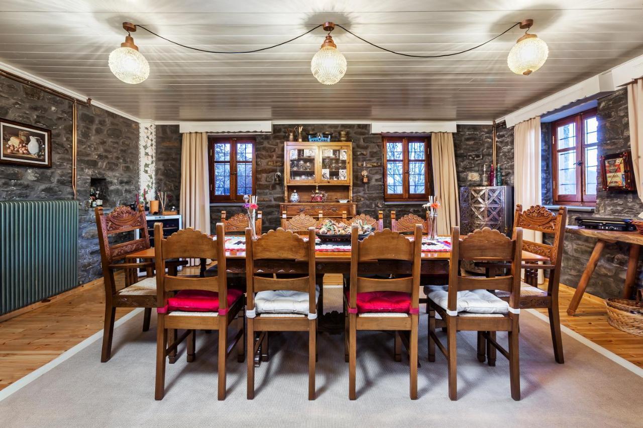 Heaven'S View Mansion - Zagori Stone Built Gem Villa Кипой Екстериор снимка