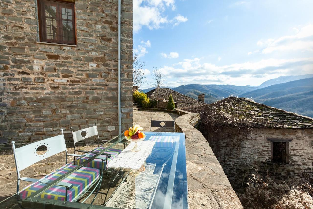 Heaven'S View Mansion - Zagori Stone Built Gem Villa Кипой Екстериор снимка