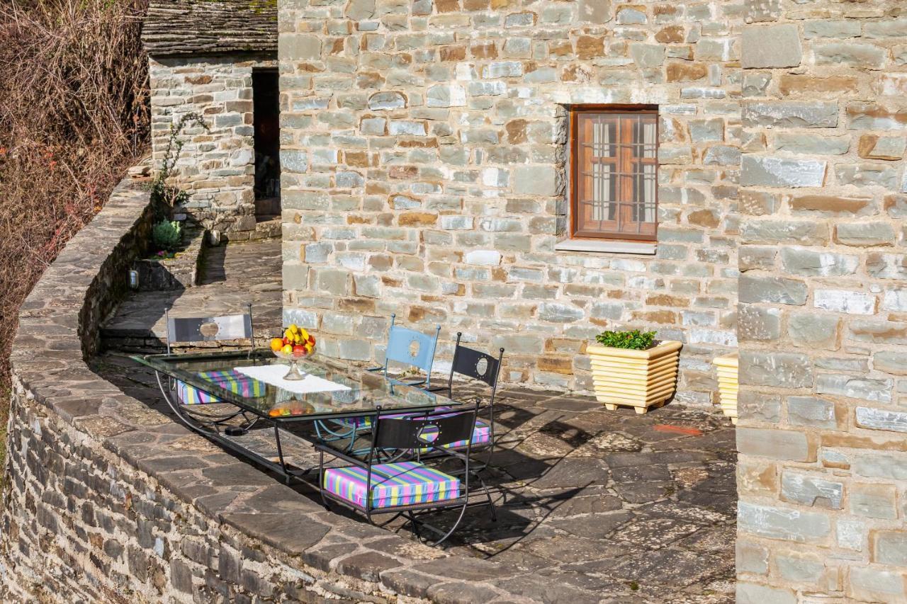Heaven'S View Mansion - Zagori Stone Built Gem Villa Кипой Екстериор снимка