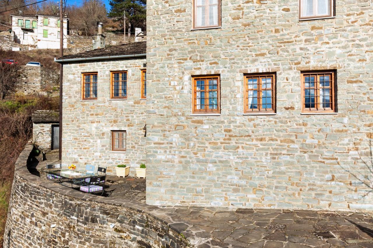 Heaven'S View Mansion - Zagori Stone Built Gem Villa Кипой Екстериор снимка