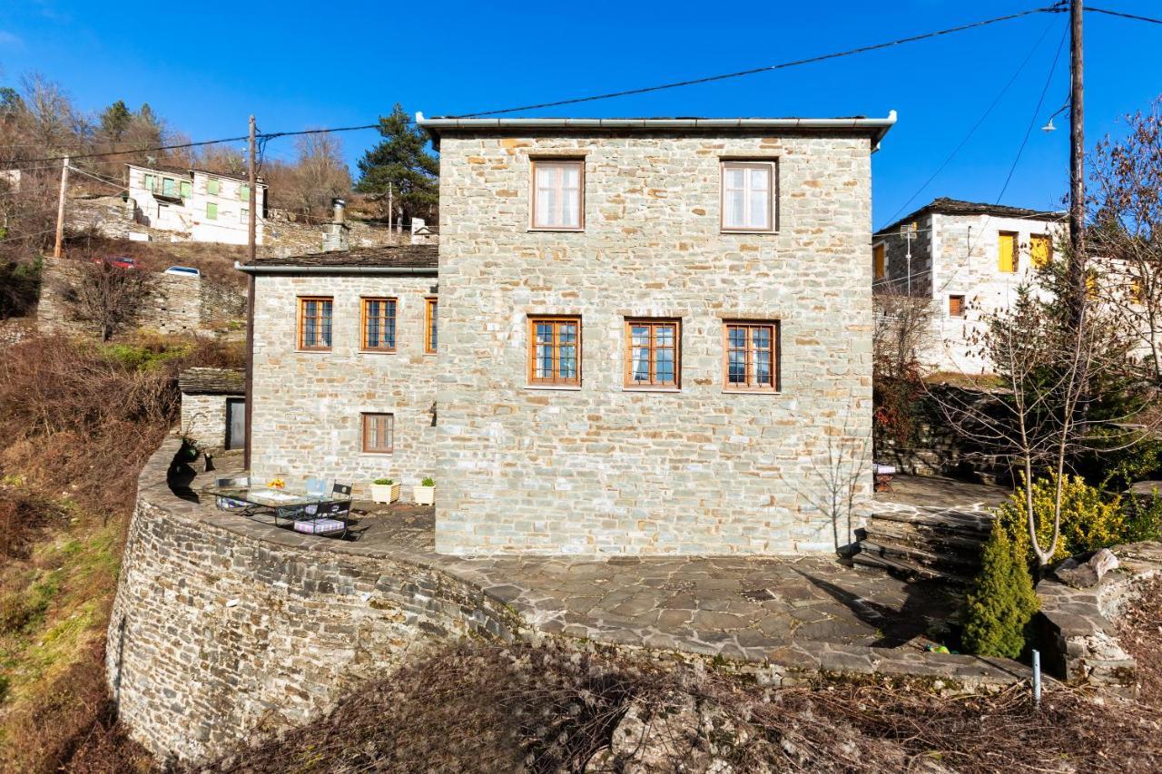 Heaven'S View Mansion - Zagori Stone Built Gem Villa Кипой Екстериор снимка