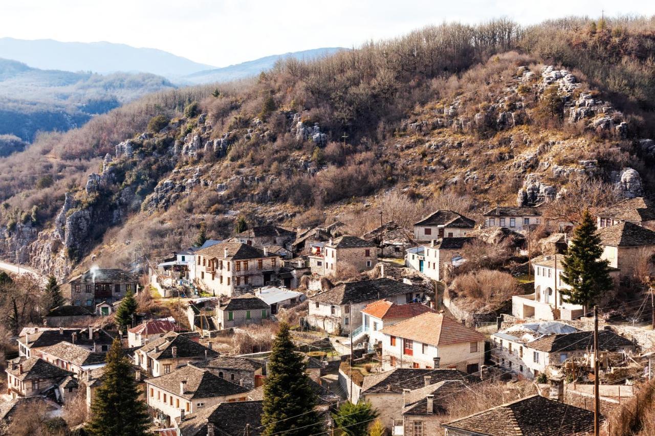 Heaven'S View Mansion - Zagori Stone Built Gem Villa Кипой Екстериор снимка