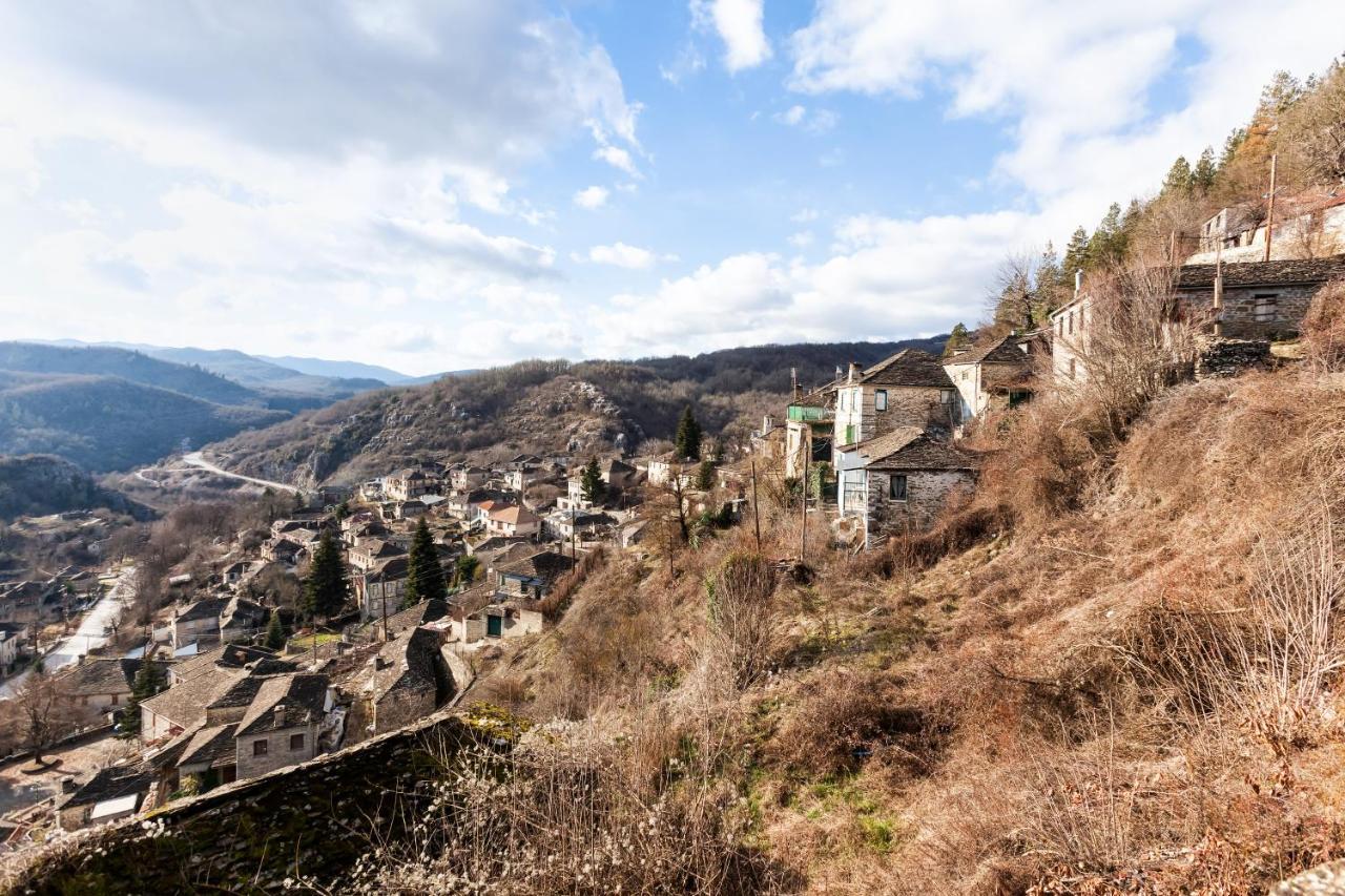 Heaven'S View Mansion - Zagori Stone Built Gem Villa Кипой Екстериор снимка